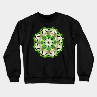 green cows mandala Crewneck Sweatshirt